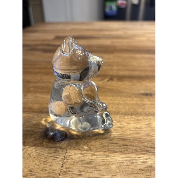 Princess House Figurine Crystal Bear Germany 24% Lead Crystal 3.5 Inches Tall - Picture 3 of 8